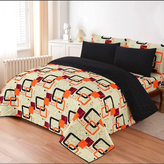 LUXURY PRINTED QUILTED COMFORTER