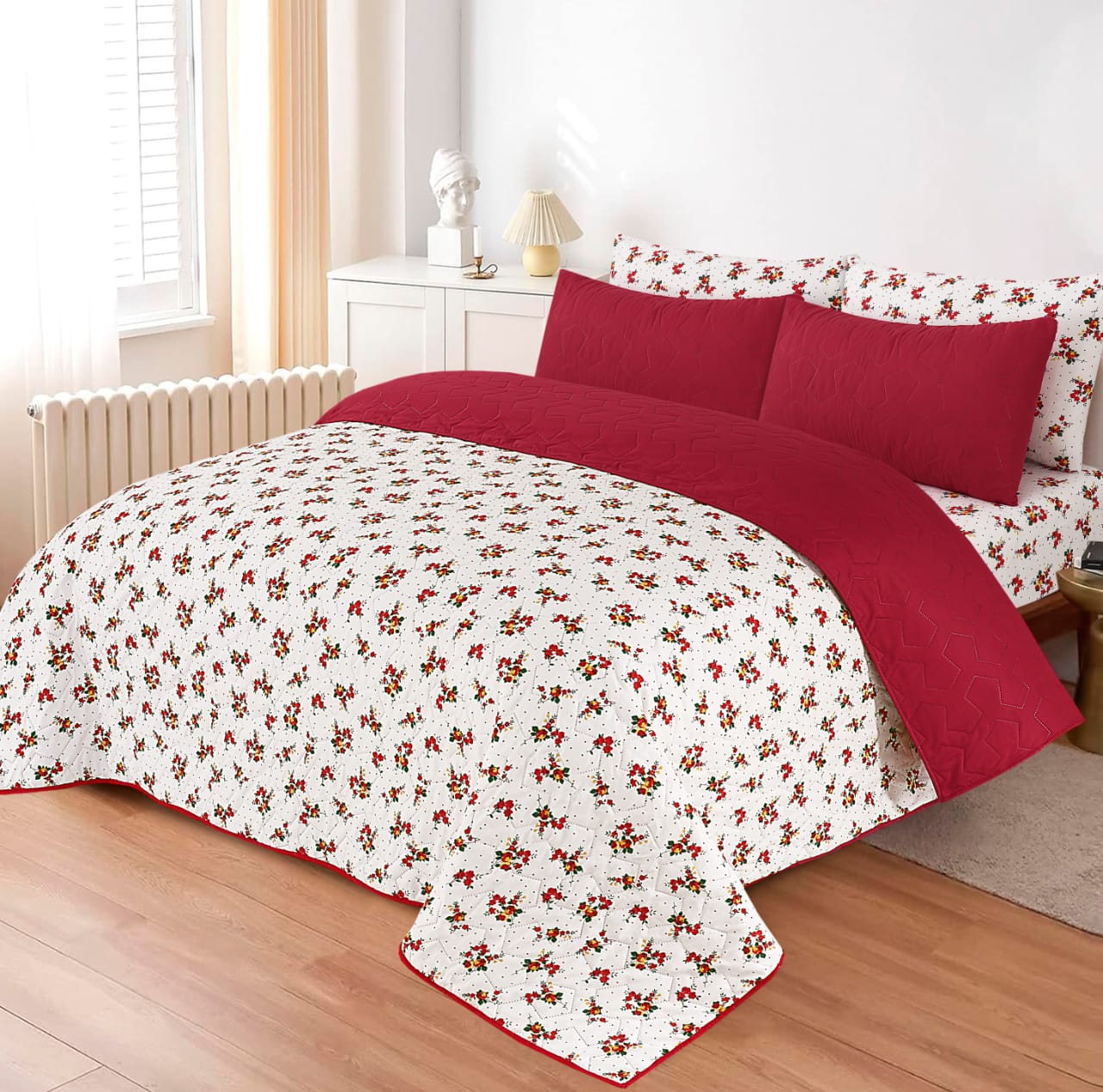 LUXURY PRINTED QUILTED COMFORTER