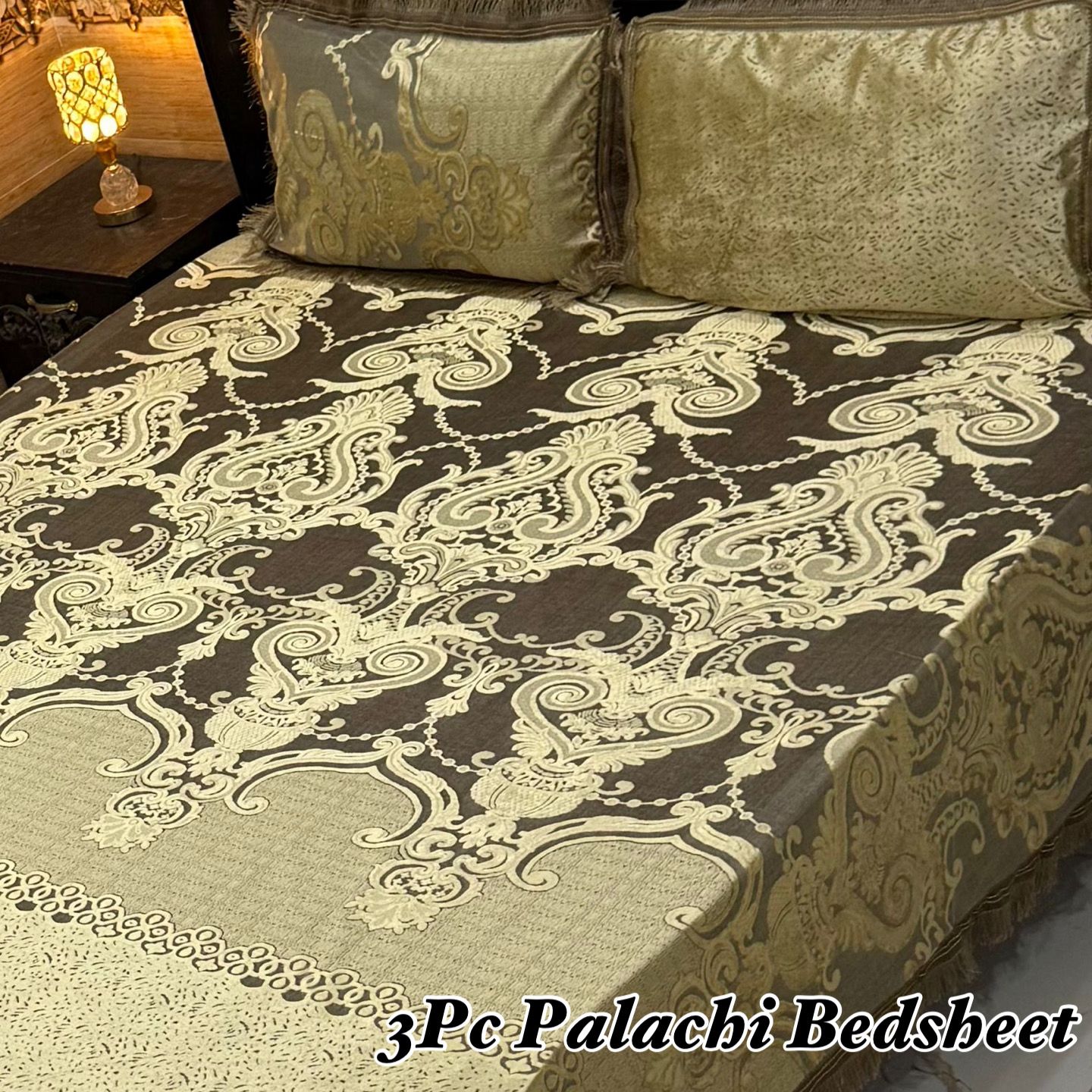 3PC Texture Velvet Bedsheet
