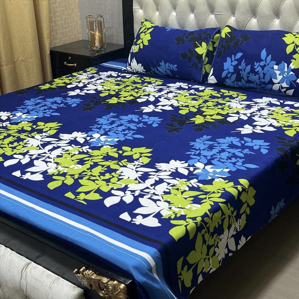 3D-Crystal cotton Bedsheets