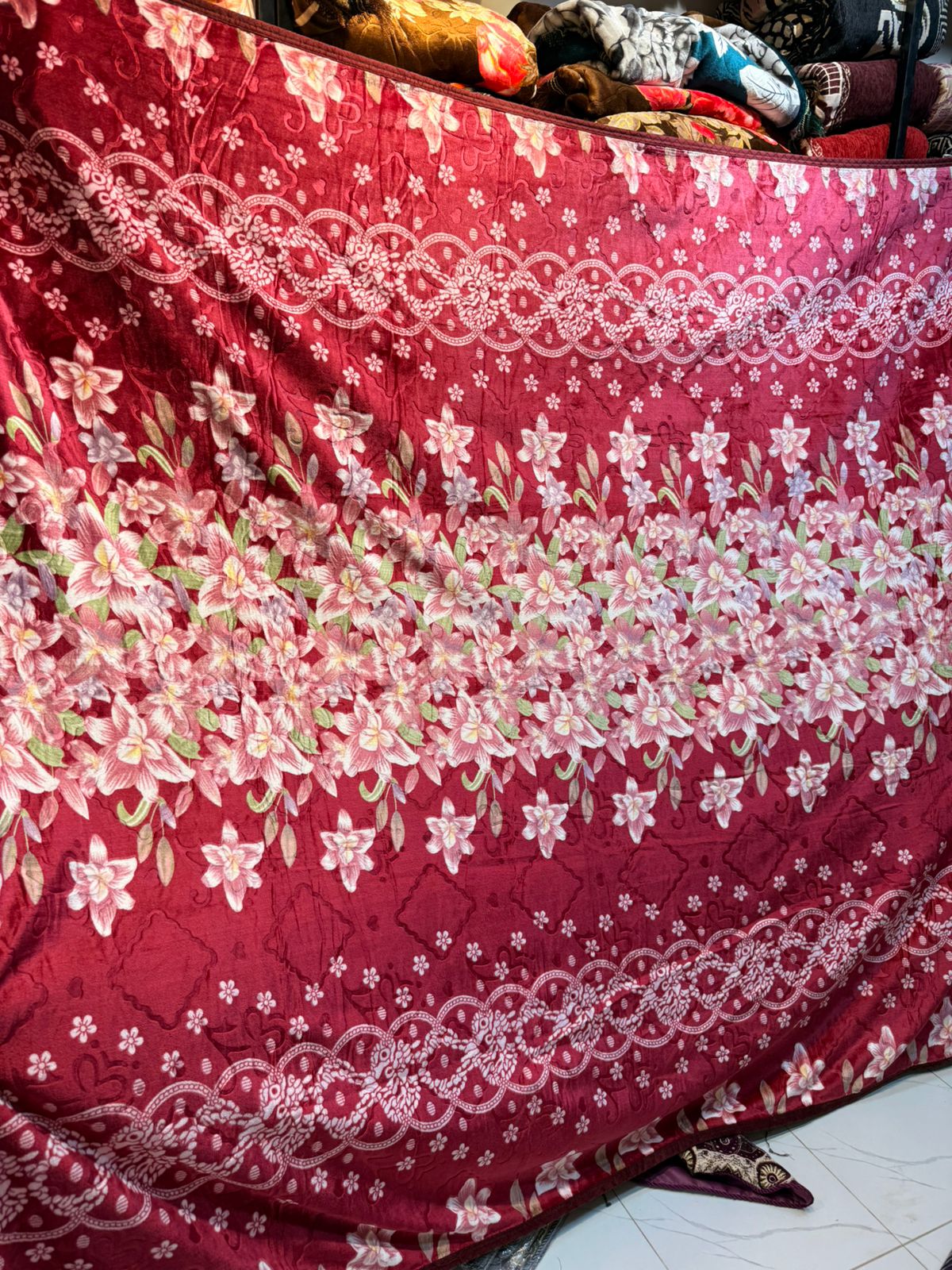 Royal Floral Elegance Bedsheet