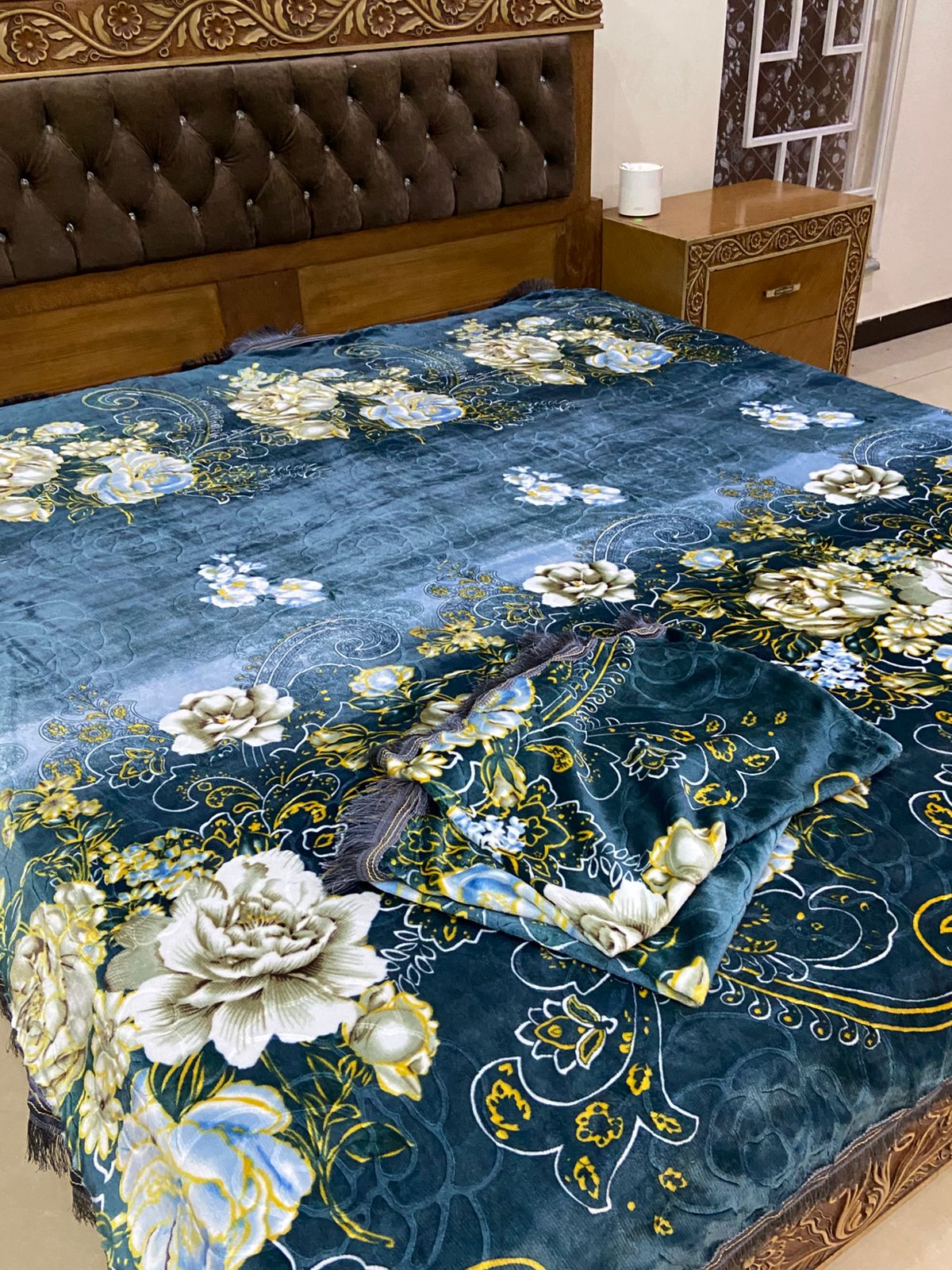 3D fleece bedsheet