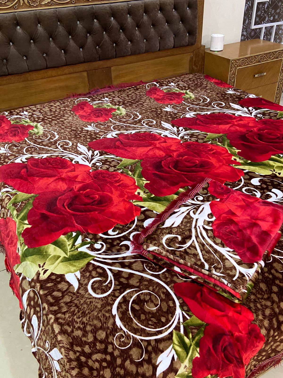 3D fleece bedsheet