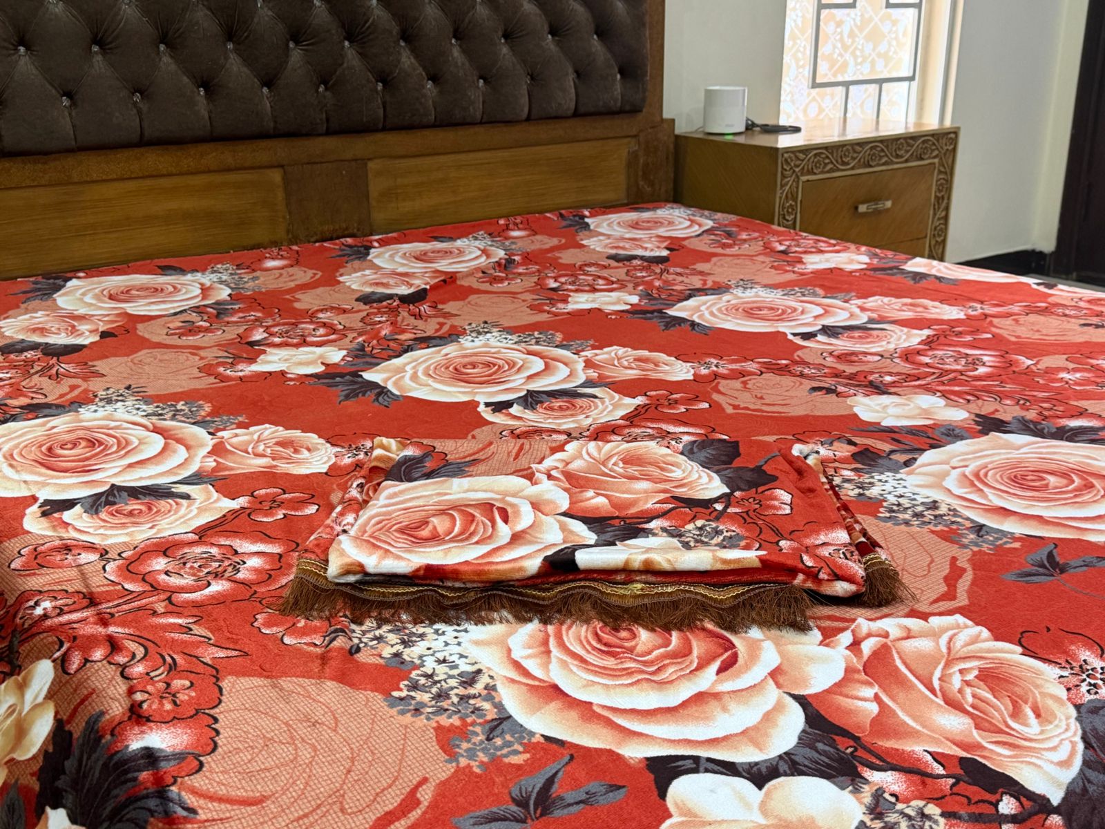 Fleecs 3D amboos bedsheet full king size