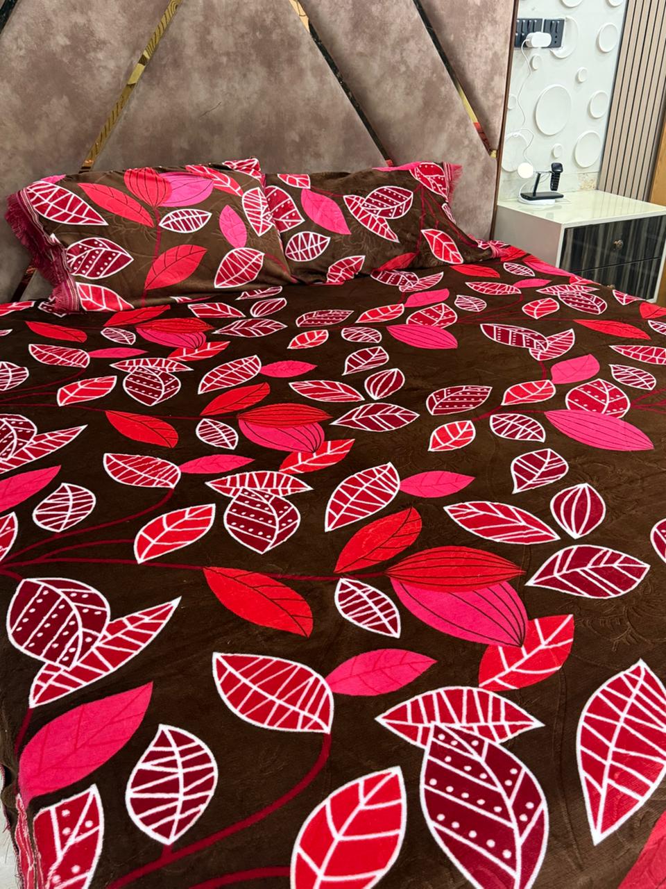 Fleecs 3D amboos bedsheet full king size