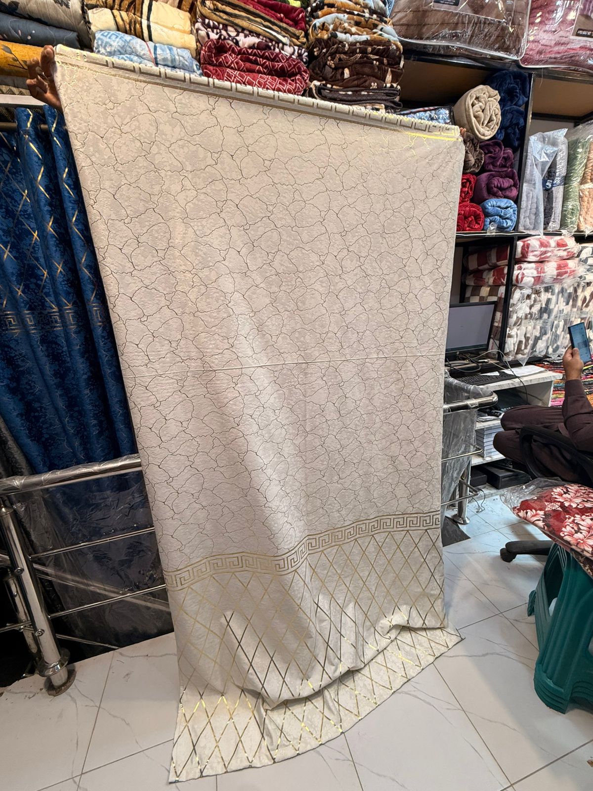 Velvet texture curtains L9 W4